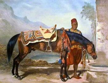 Arab or Arabic people and life. Orientalism oil paintings  513, unknow artist